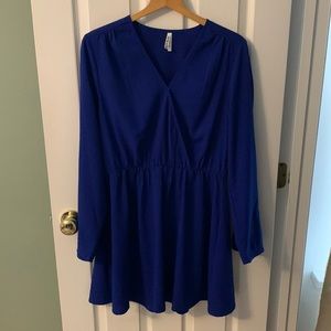 Royal Blue Mini Dress XL